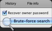 adobe acrobat pdf password recovery mac