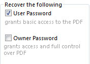 user owner password folder
