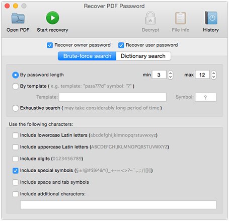 Adobe Acrobat Password Recovery